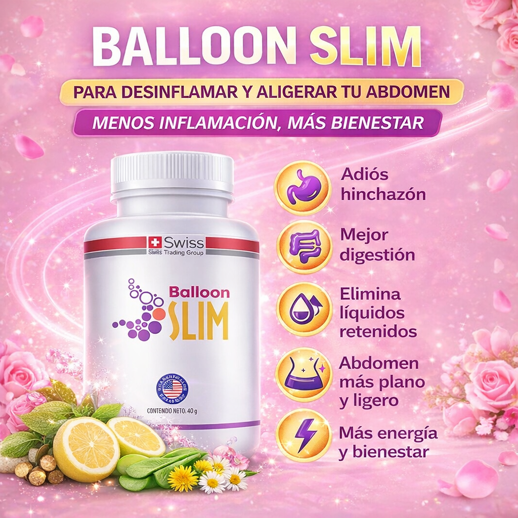 Balloon Slim Suplemento Para Adelgazar 120 cápsulas
